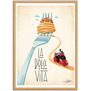 Affiche - La dolce vita - Andrea de Santis