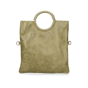 Borsa a mano da donna Made in Italy - Modello Velvet - 100% pelle scamosciata - 29.0 x 30.0 x 1.0 cm