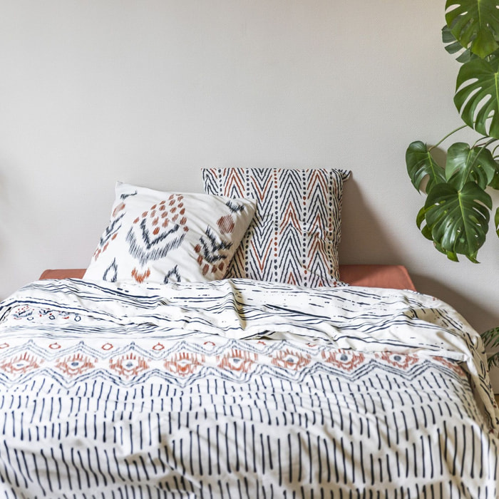 Parure Housse De Couette 100% coton 57fils Ethnic
