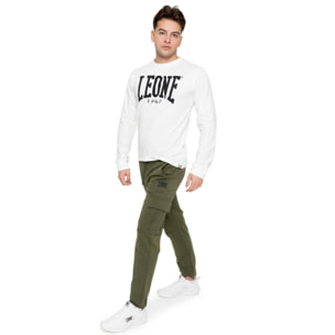 Pantalone sportivo invernale da uomo con polsino con logo piccolo "Basic"