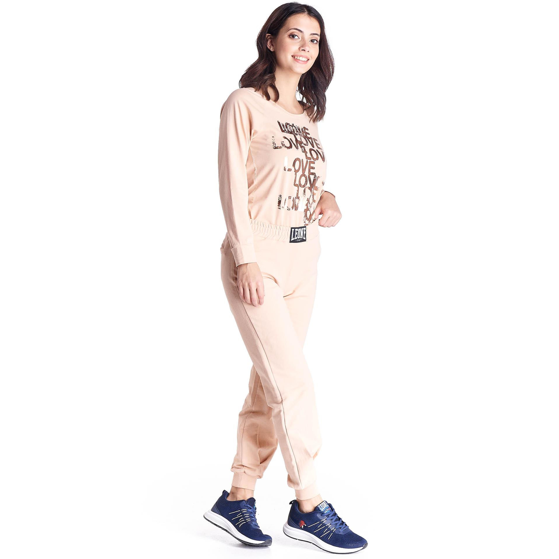 Pantaloni in felpa da donna con polsini Comfort Zone