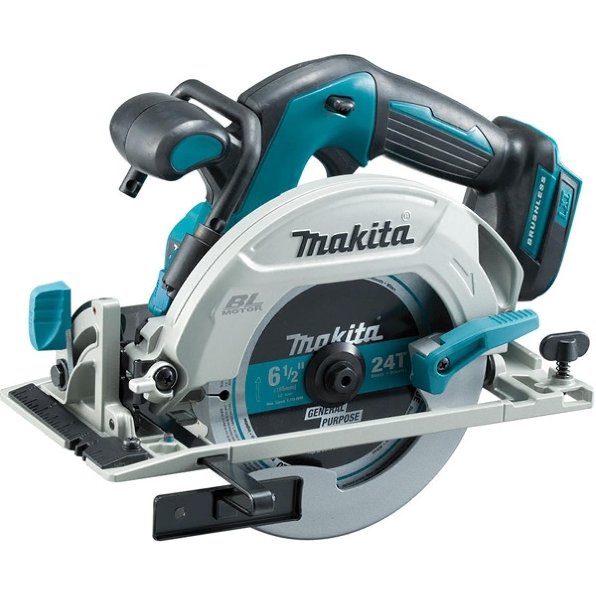 Scie circulaire MAKITA 18V Li-Ion Ø165 mm - Sans chargeur ni batterie Avec coffret - DHS680ZJ