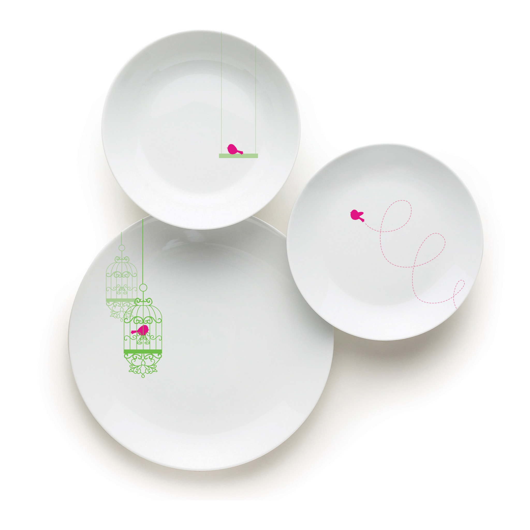 Service de table 18 pièces Excelsa – Liberte', Porcelaine Blanc