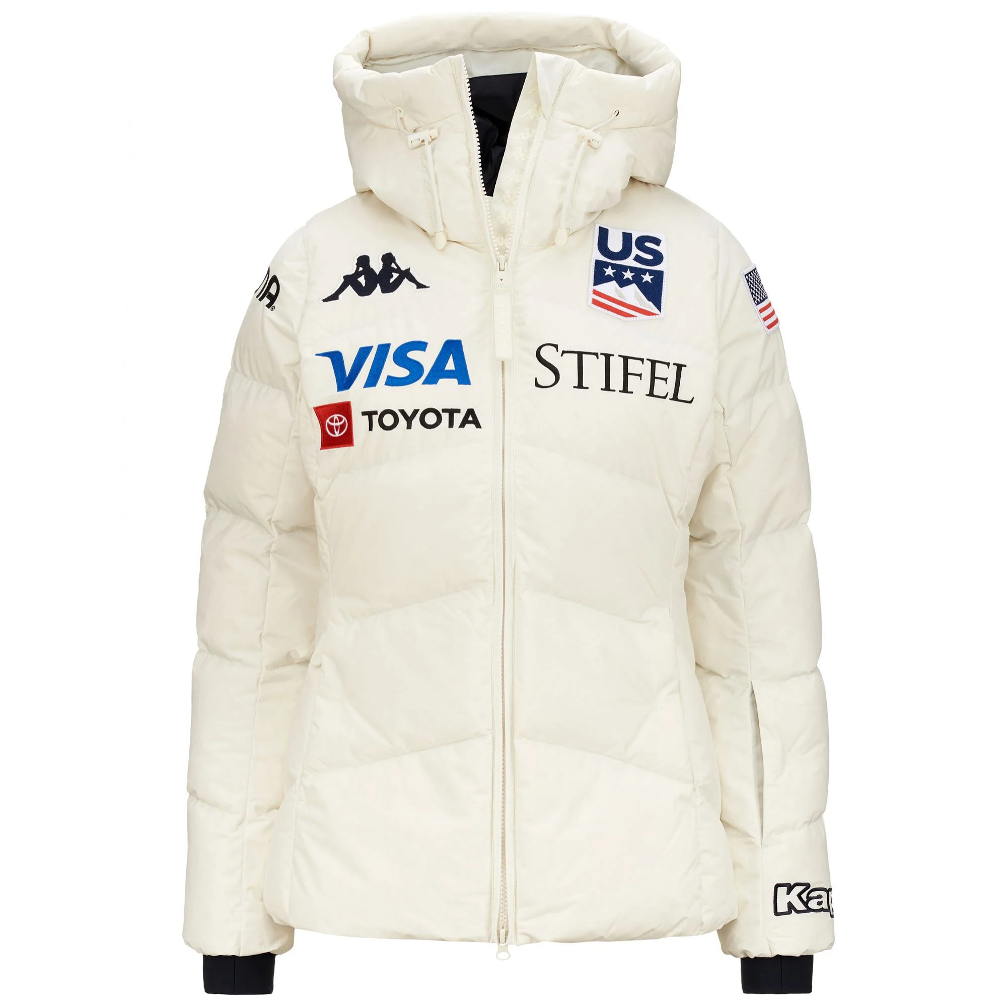 Kappa - Giacche Donna Bianco - 6Cento 668 Us