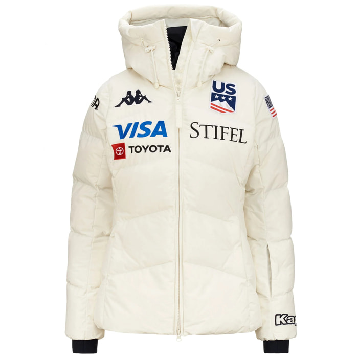 Kappa - Giacche Donna Bianco - 6Cento 668 Us