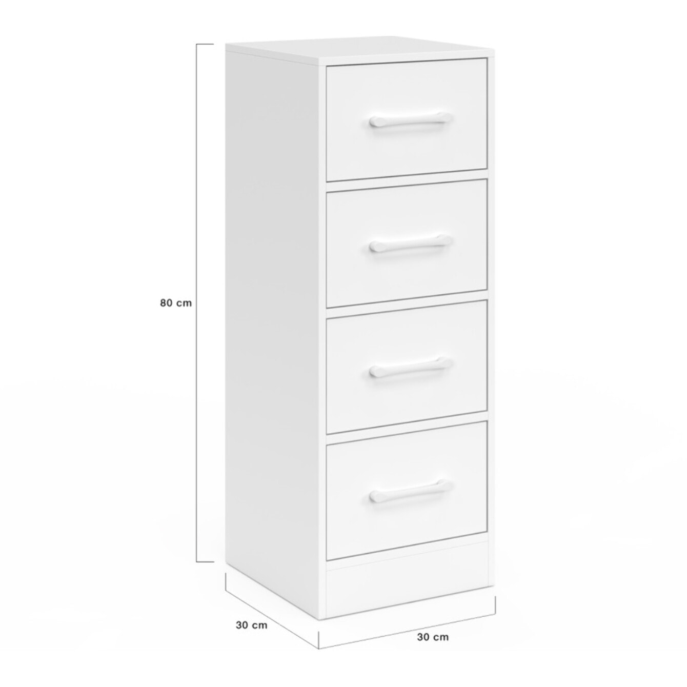 Meuble d'appoint Uma 4 tiroirs