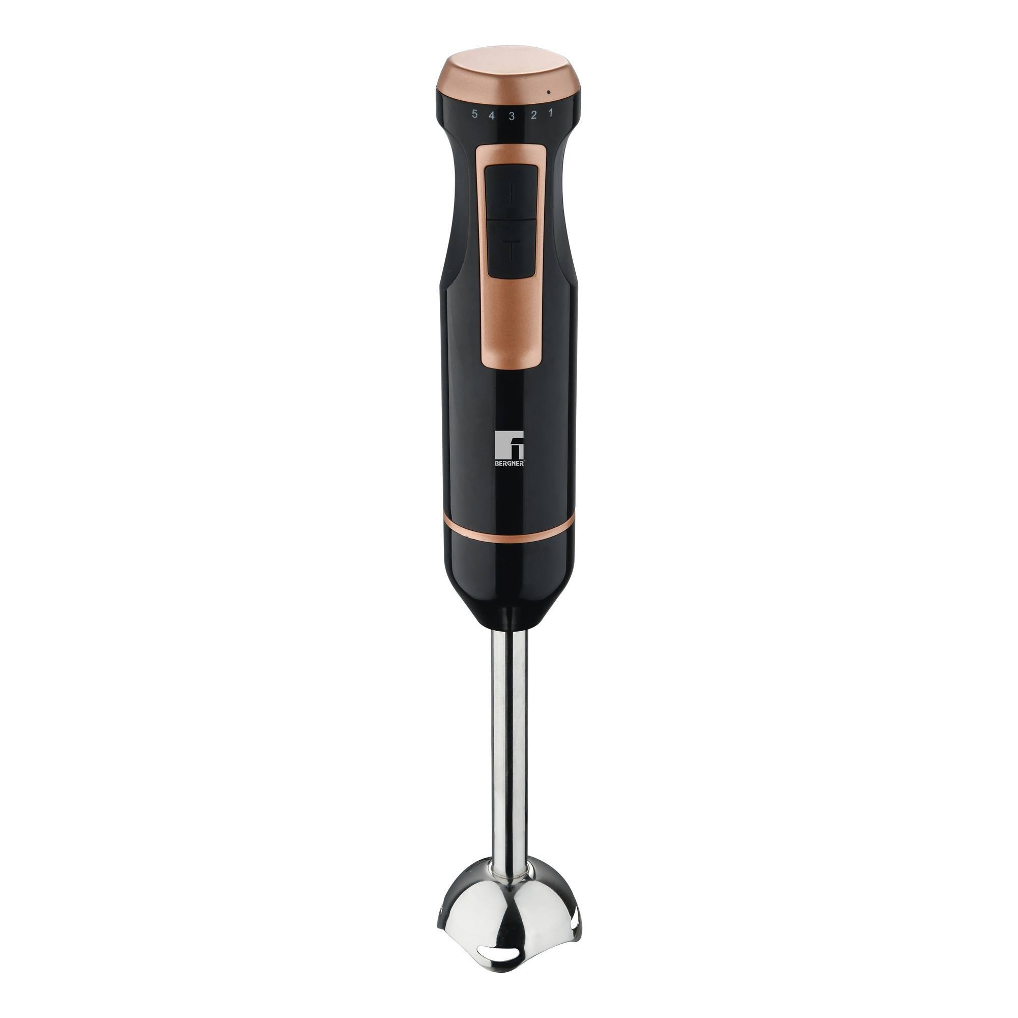 Bergner COPPER Batidora de mano 800W con cuchillas de acero inoxidable
