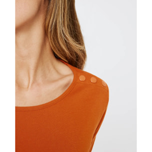 Camiseta Manga Corta Naranja - New Rosaleen