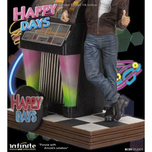 Fonzie Happy Days O&r 1/6 Resin Statua Statua Infinite Statue