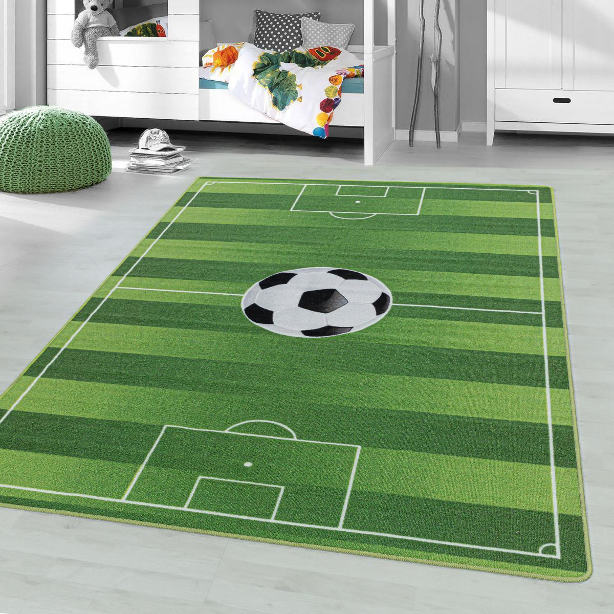 Tapis enfant Lavable 30° motif sport SAPOUNE