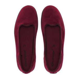 Superga - Ballerine Donna Rosso - 2441 VELVET BALLERINA