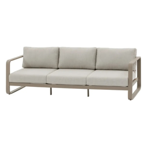 Salon de jardin "Domilly" café 5 places en oléfine et aluminium