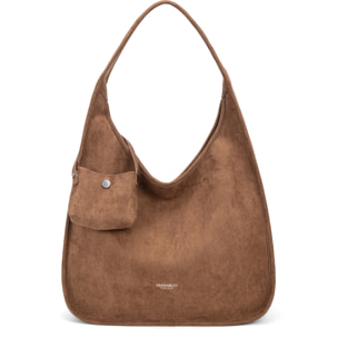 Borsa a spalla da donna - Modello Silvana Plus - 100% PU Vegan Leather - 36.0 x 39.0 x 12.5 cm