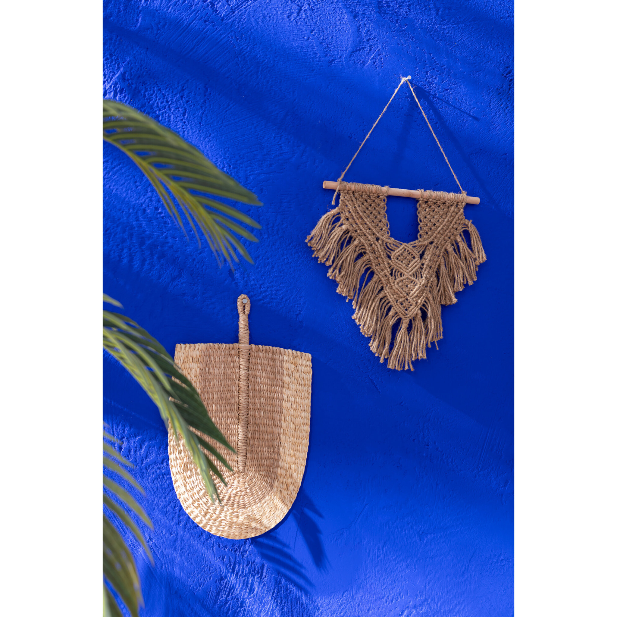 J-Line Suspension Murale Macrame Jute Naturel Small