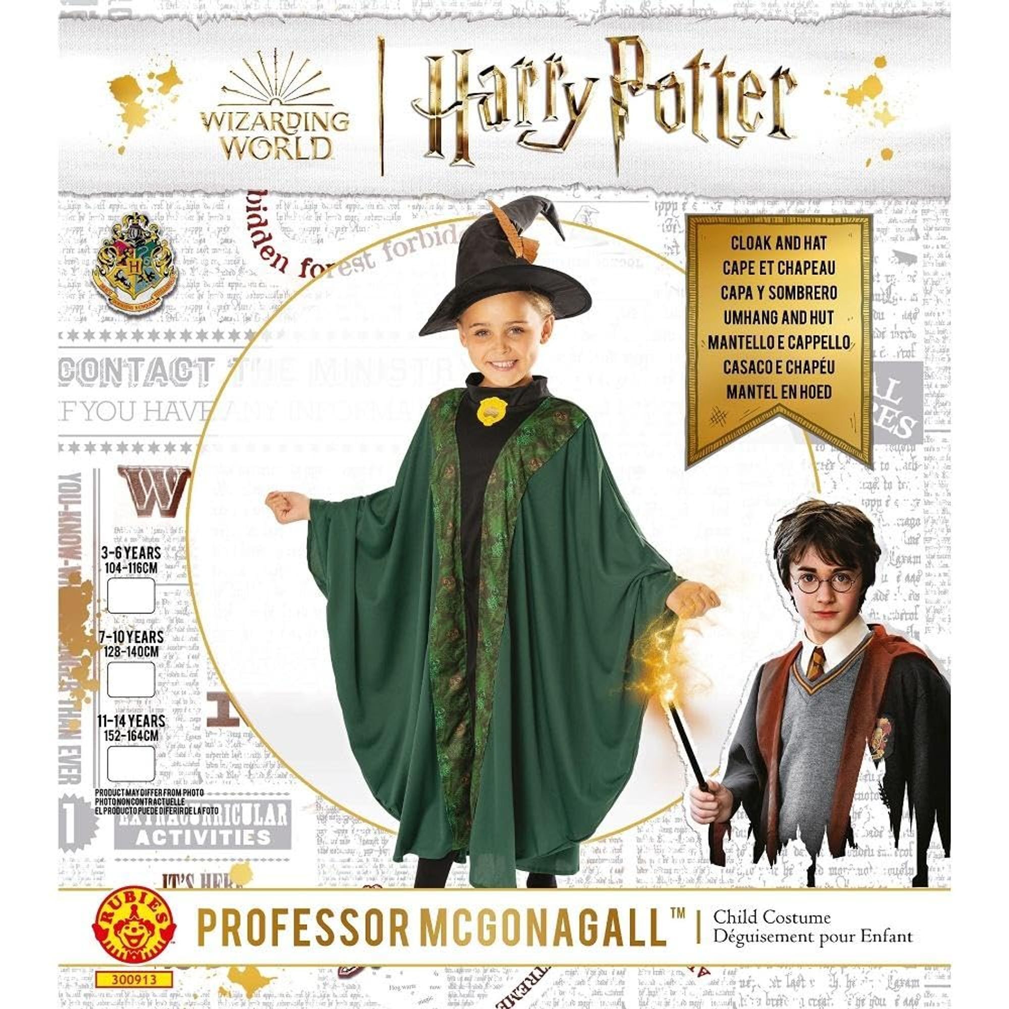 DISFRAZ PROFESORA MC GONAGALL INF