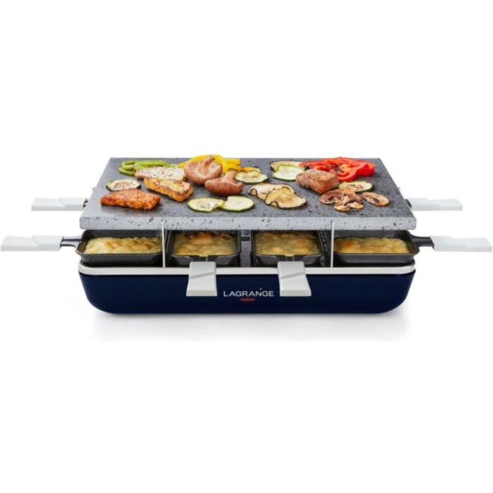 Raclette LAGRANGE element bleu abysse pierre de cuisson