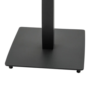 Table de jardin bistro "Lambada" céramique & graphite 2 places en acier et céramique