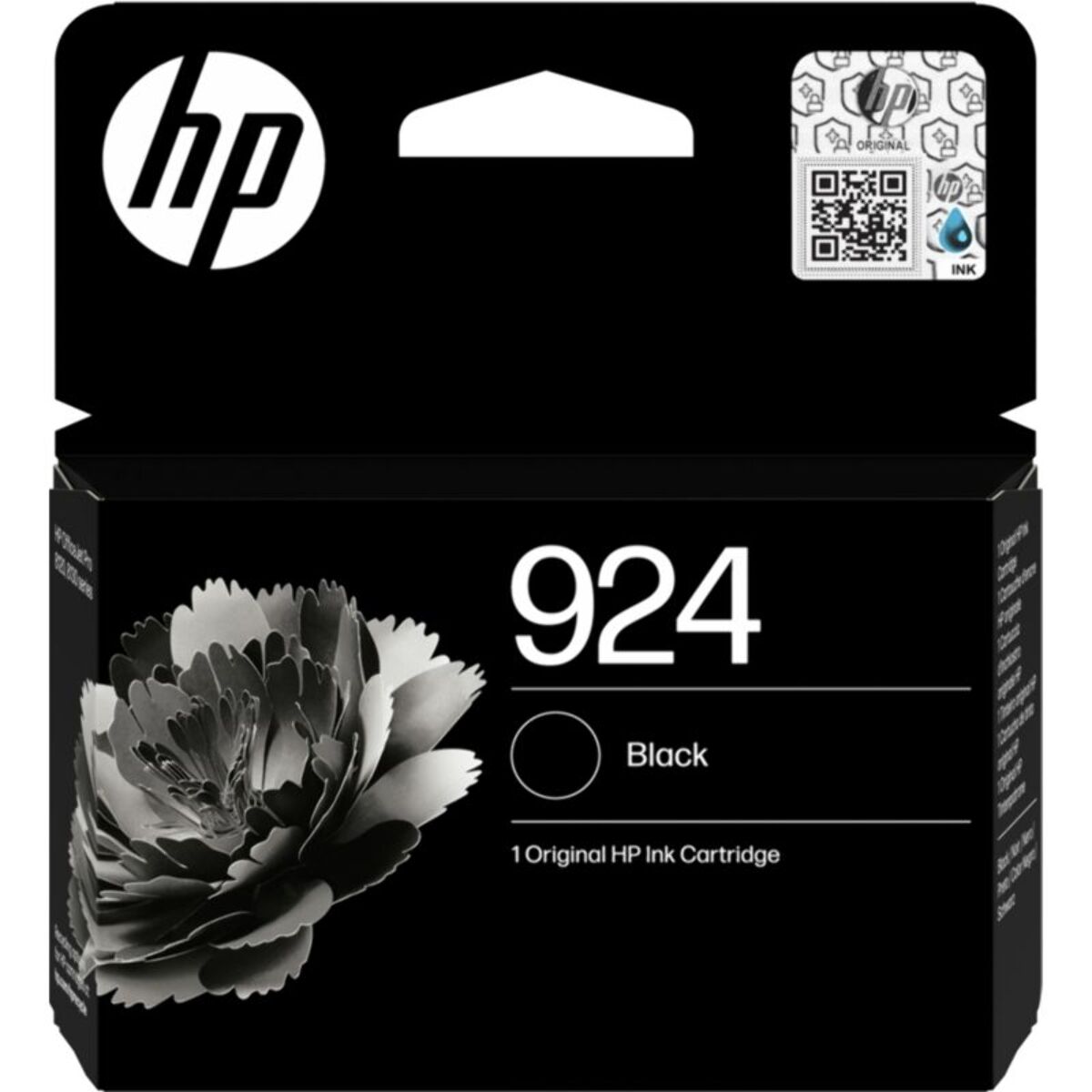 Cartouche d'encre HP Originale 924 Noire Standard - 6S8S8AE