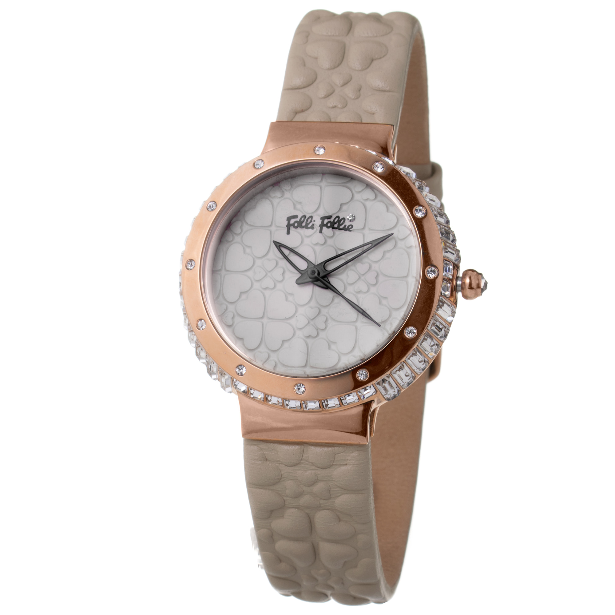 Reloj Folli Follie WF13B032SPI Mujer Analogico Cuarzo con Correa de Cuero