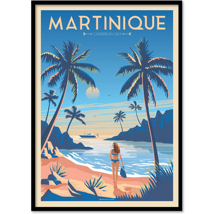 Affiche - Martinique - Olahoop Travel Posters