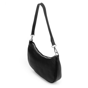 Asso bolso de mano, de piel auténtica acabado dollaro.