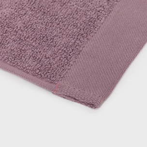 Toalla de baño 400gr doble rizo morada