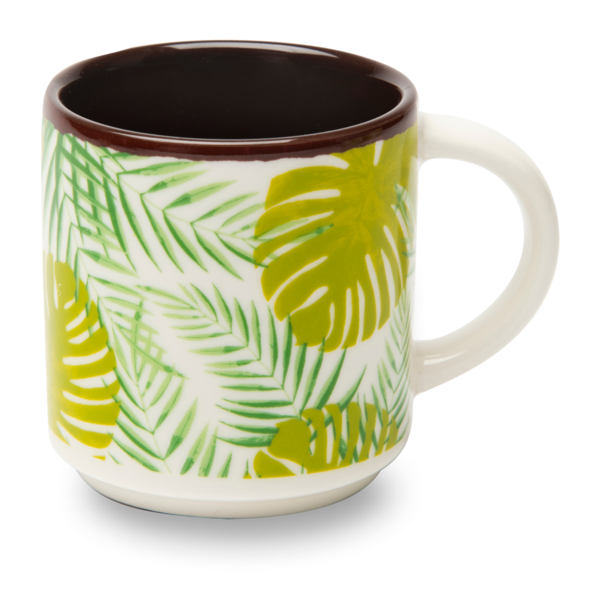 Set 6 Tazzine Caffè Excelsa – Foliage, New Bone China Multicolore