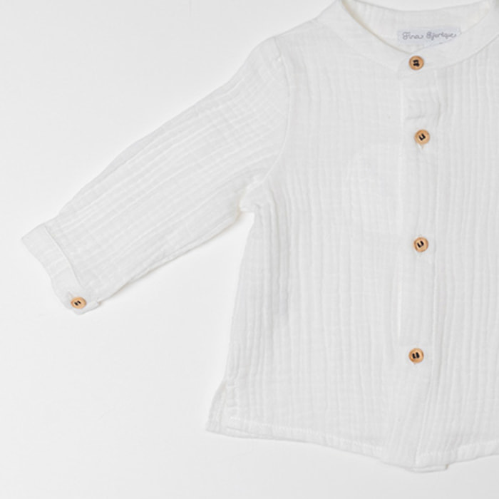 CAMISA ALGODÓN ORGÁNICO DOBLE TELA