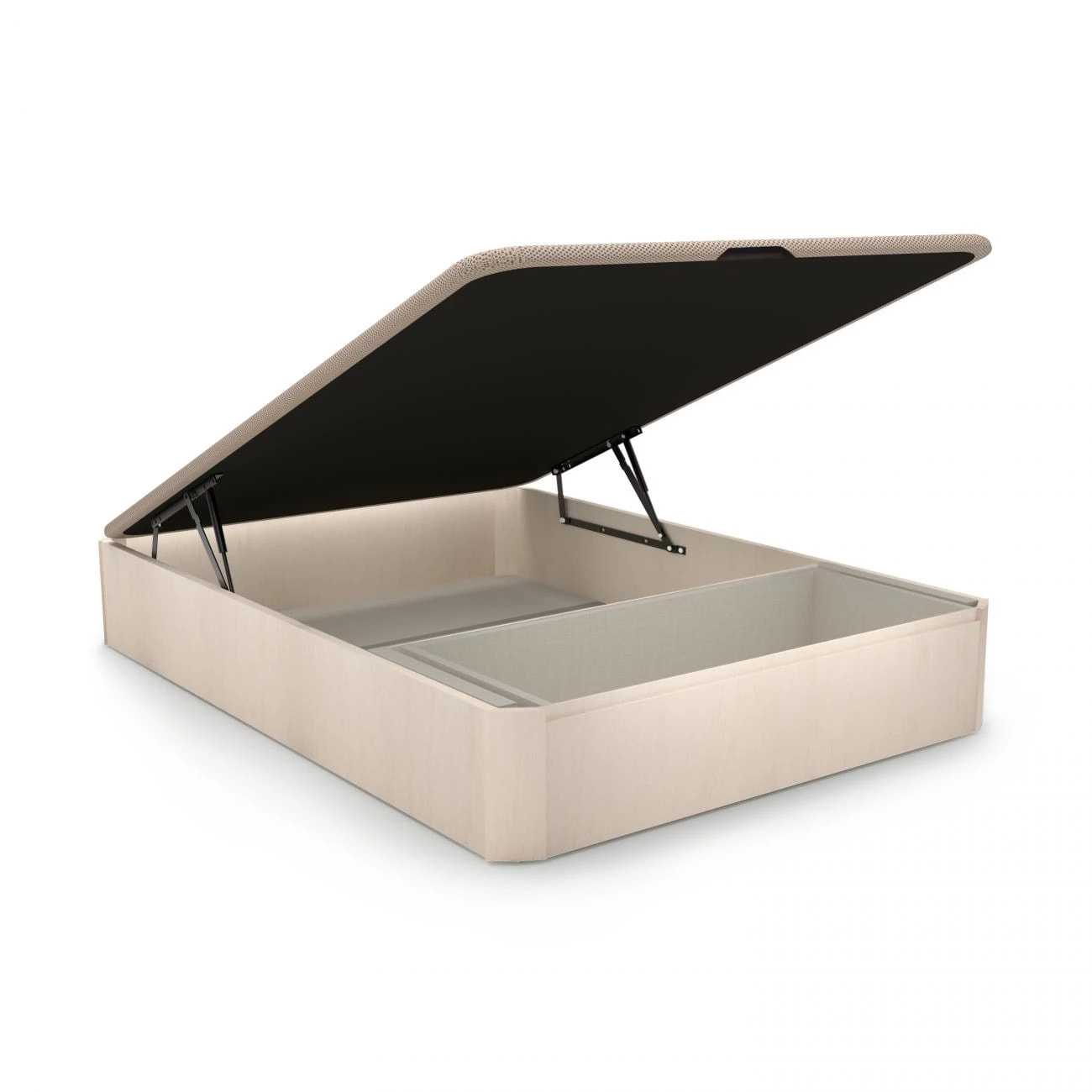 Canapé con cajón frontal en blanco y artic 135x190 cm Luxury Max 3D Artic