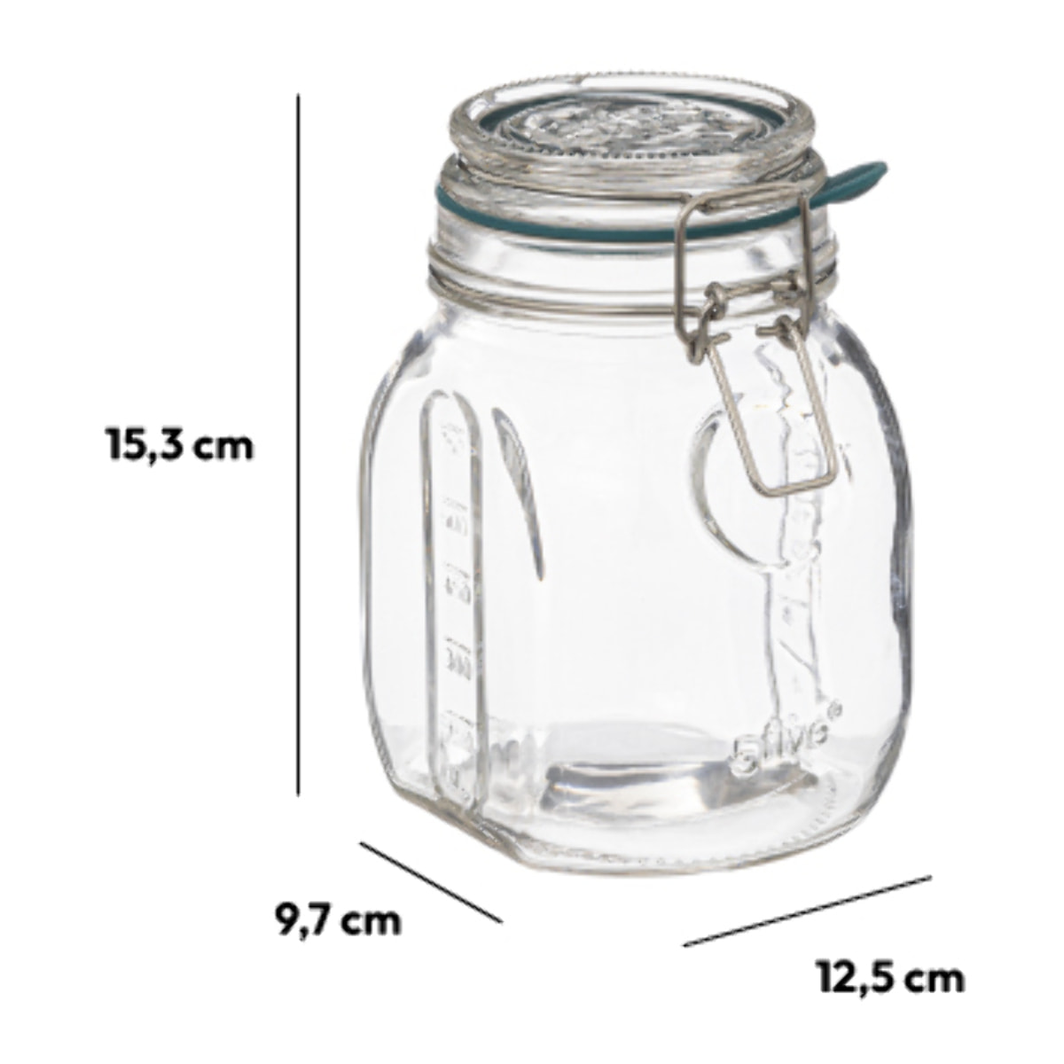 Bocal verre 0,75L "Jarro"