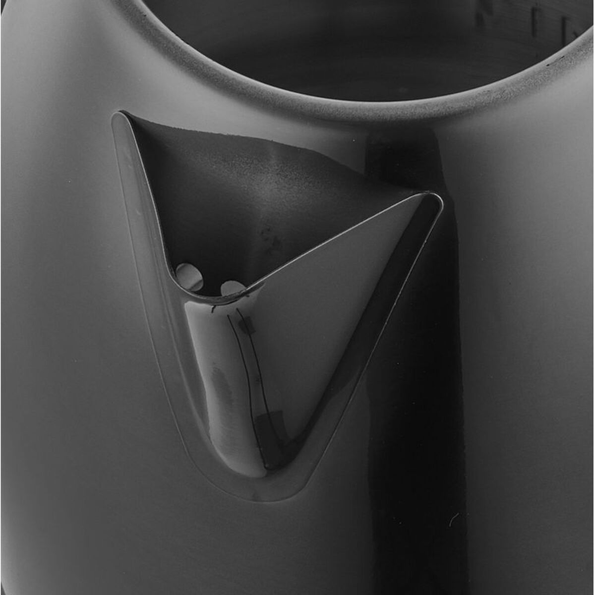 Bouilloire électrique 1.8L inox sans fil noir Herzberg HG5011-BLK