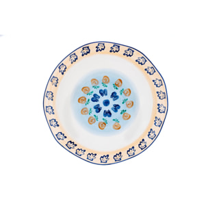 Plateau de service NAPOLI Ø30cm - 2 pièces - Agrume