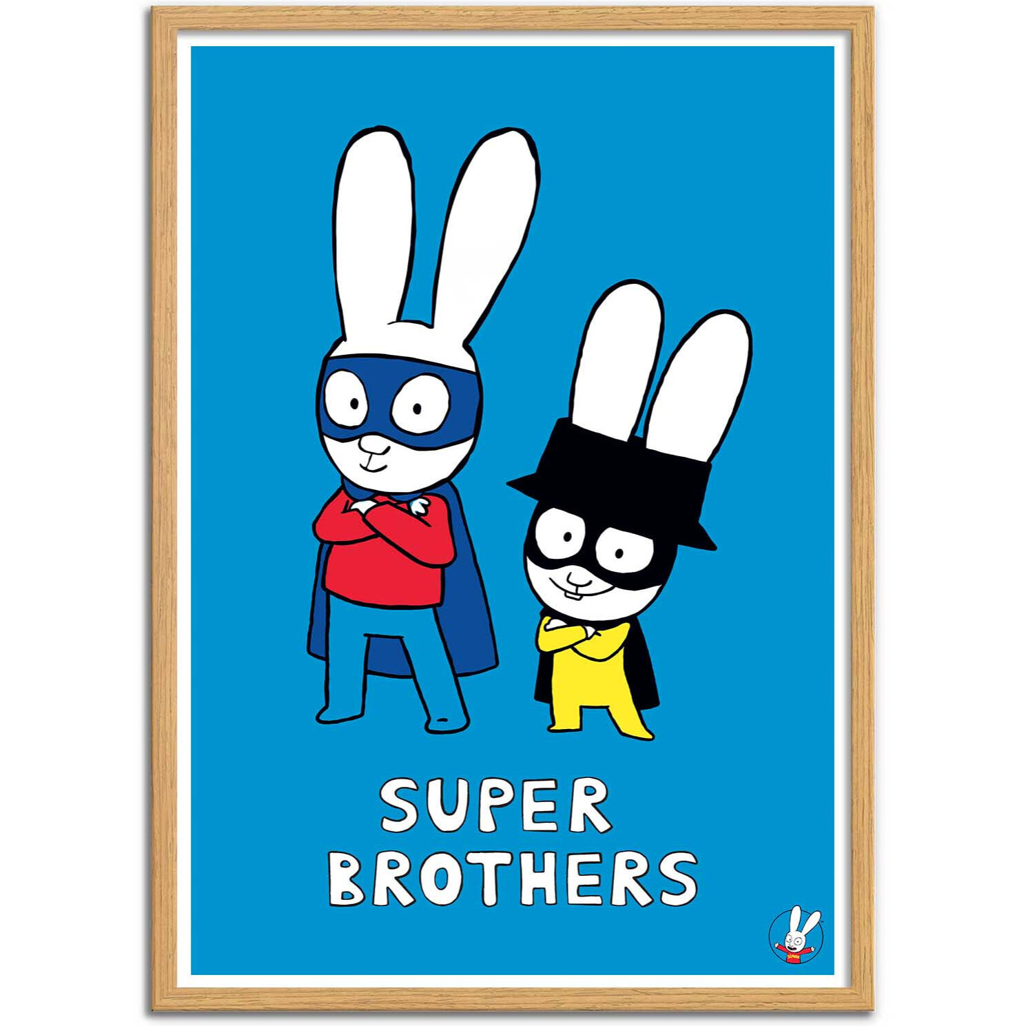 Affiche - Super Heroes Brothers - Simon Super Rabbit