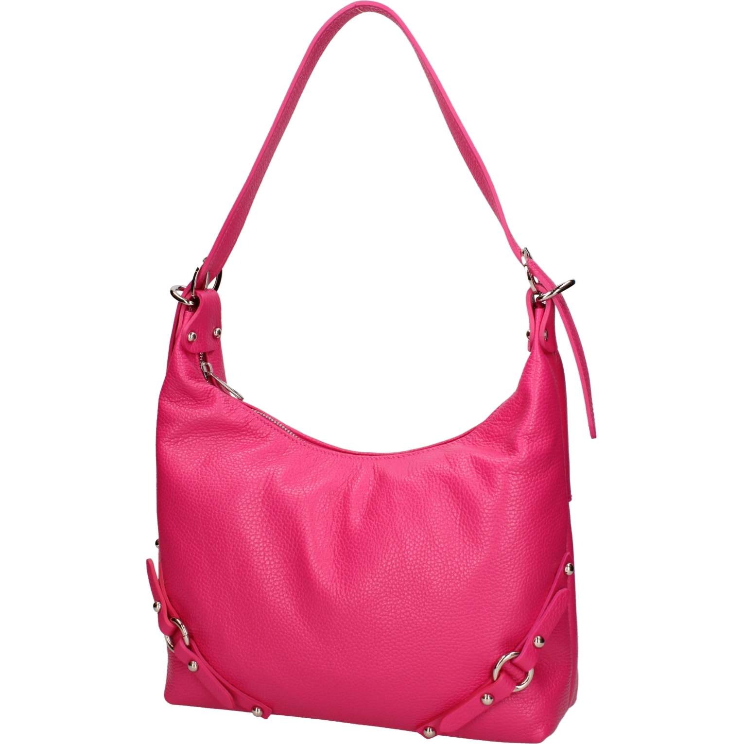 Borsa a spalla da donna In Vera pelle Made in Italy 30x30x9 cm