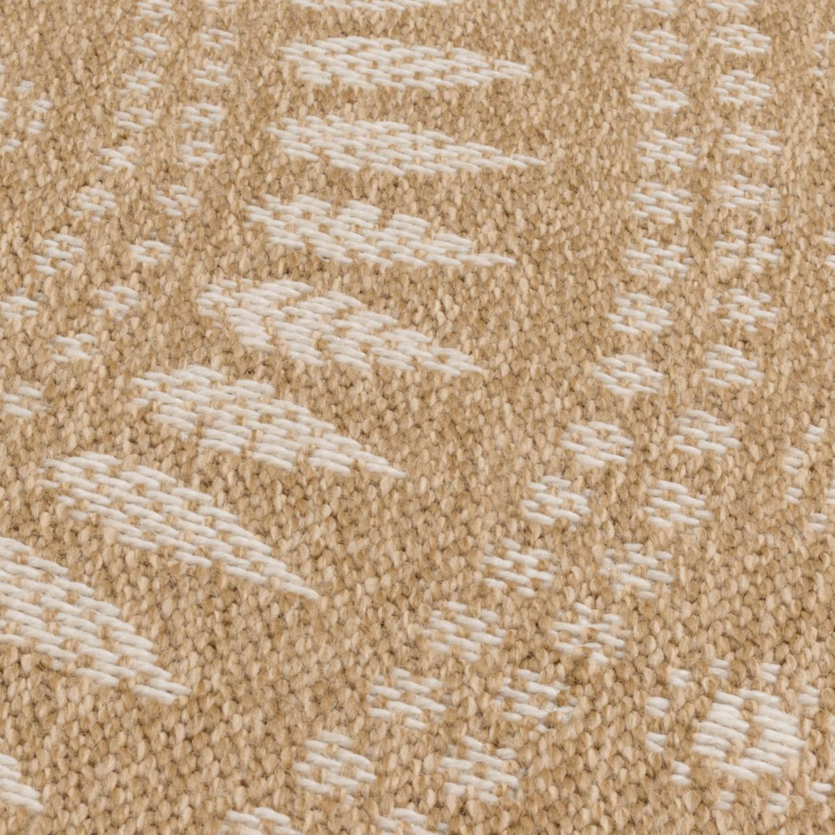 Tapis extérieur tissé kilim rond PAVE