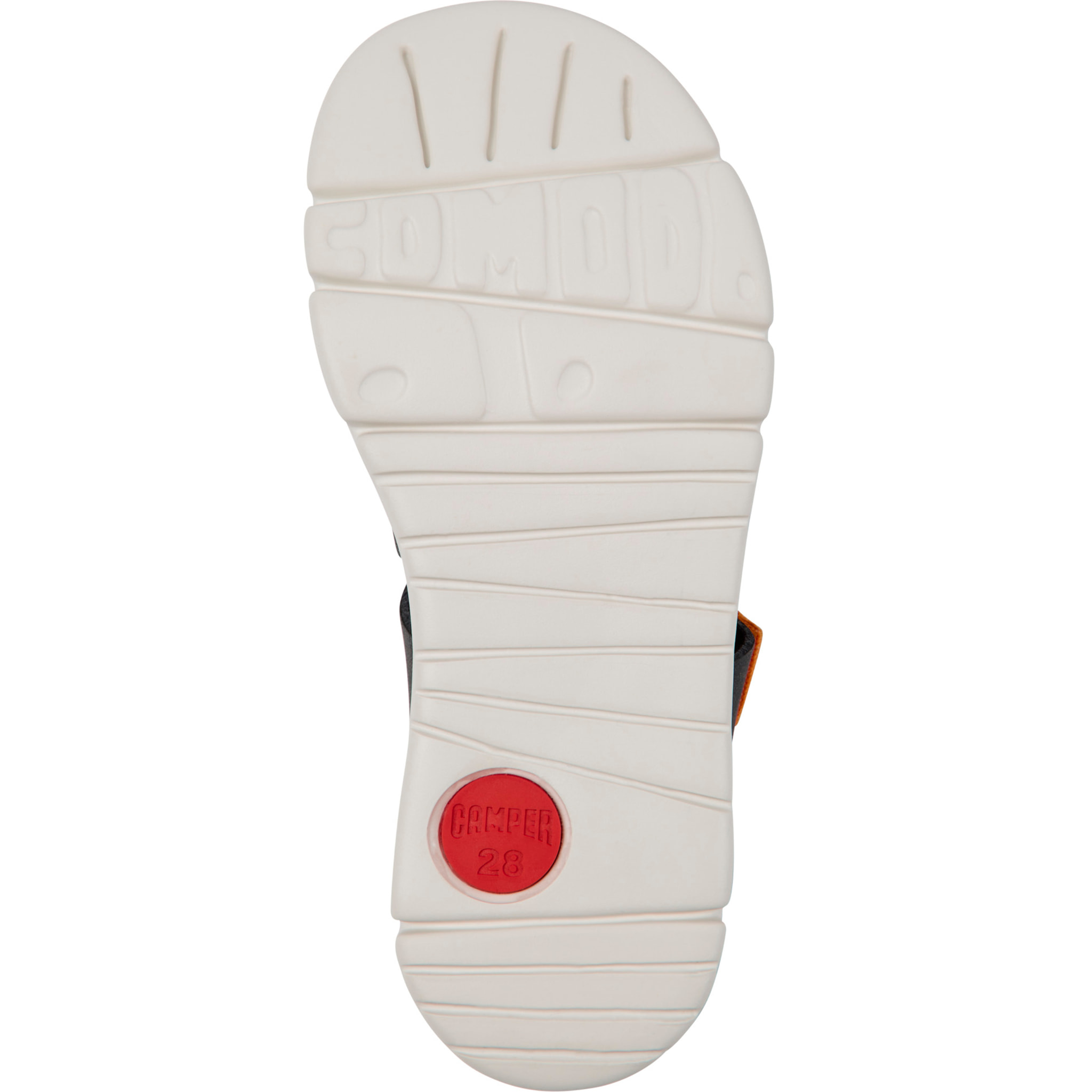 Sandalias - CAMPER Oruga - Negro - Cuero/Tejido