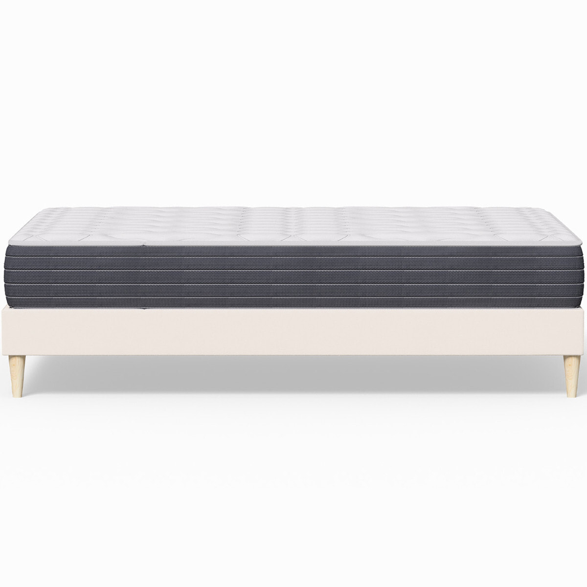 Pack lit en velours + Matelas mémoire de forme - DINA & MEMO HR