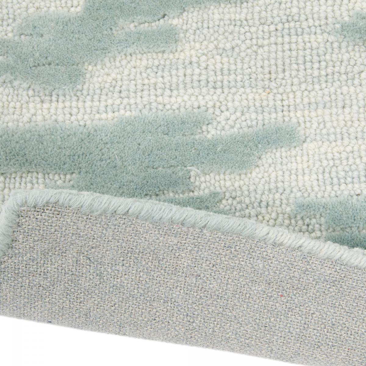 Tapis salon et chambre fait à la main en laine motif abstrait VAHA