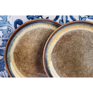 Assiette GENESIS Ø16,5cm - 6 pièces - Basalte