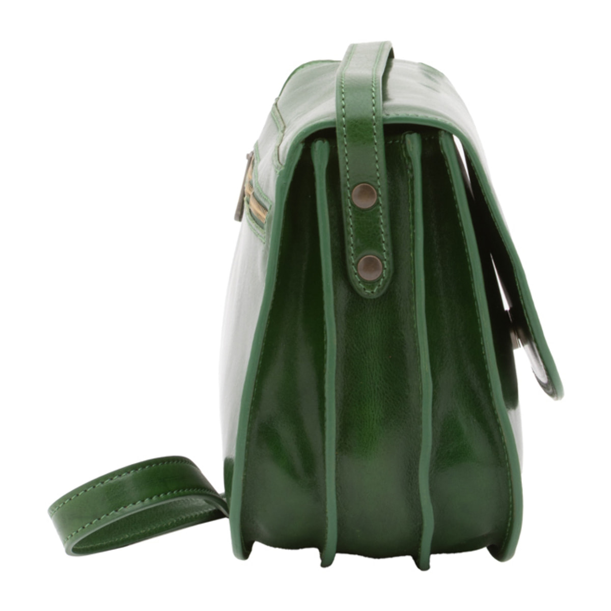 Borsa a tracolla  da donna In Vera pelle Made in Italy 27x20x12 cm