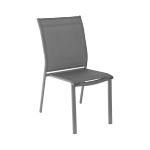 Table de jardin extensible aluminium + 8 assises SORIA + BUFFALO