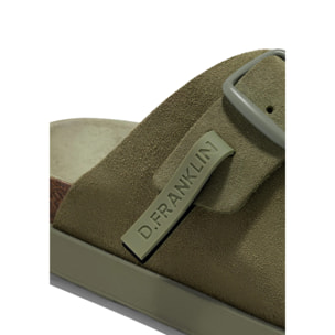 Sandalias Vibe Caqui Oscuro