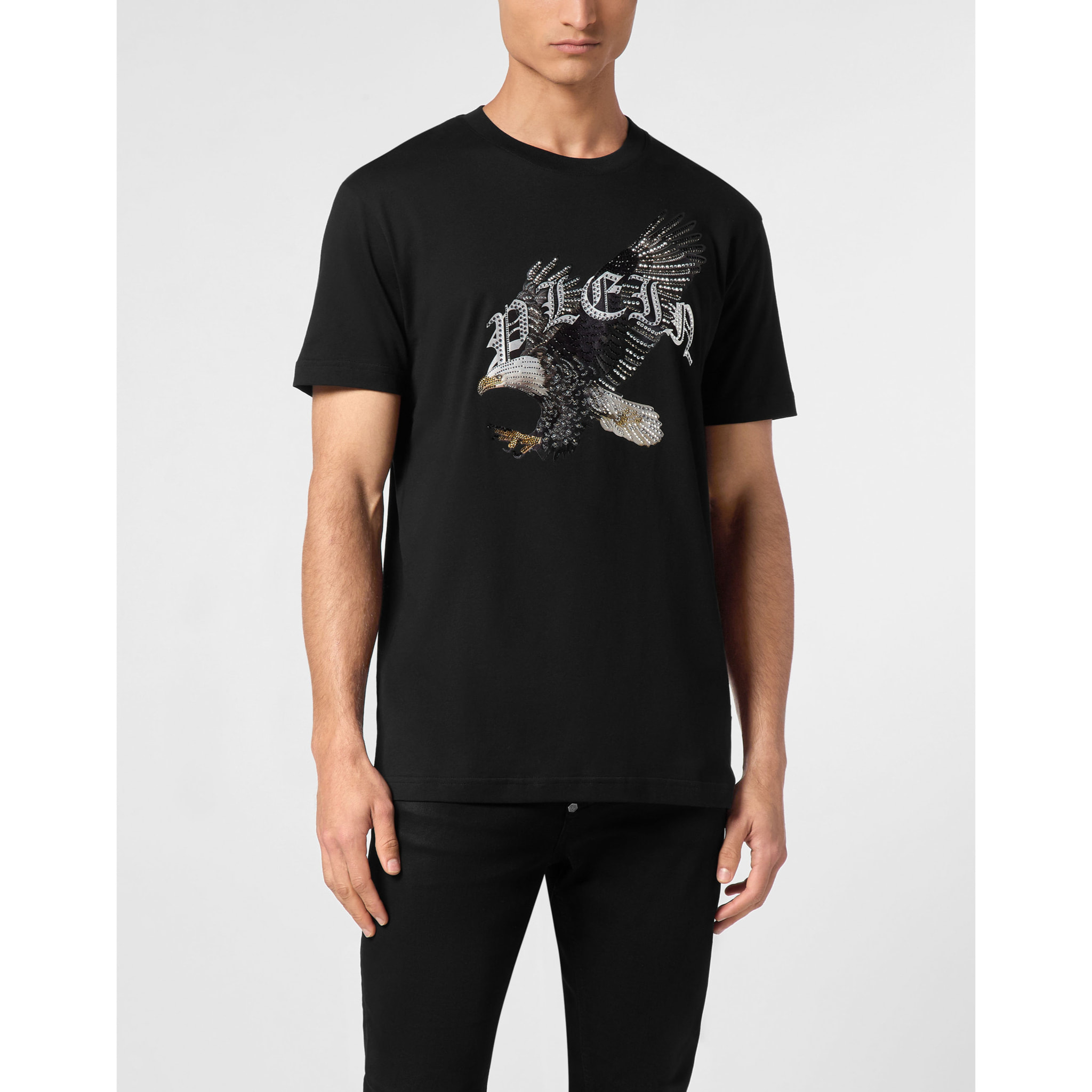PHILIPP PLEIN T-shirt girocollo a maniche corte EAGLE