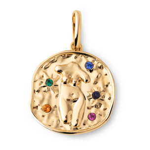 Charm Organic Colors Zodiac Placcato Oro