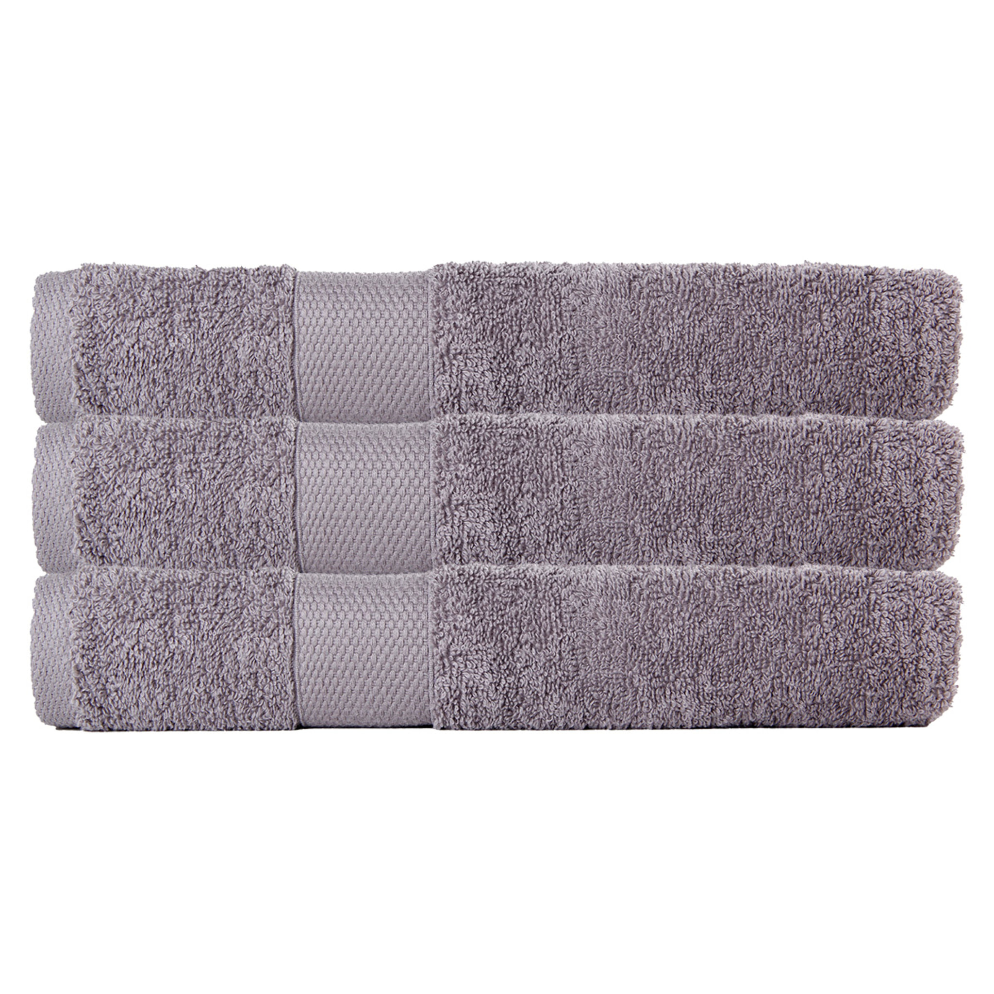 Lot de 3 maxi draps de bain 500 gr/m2 100%coton