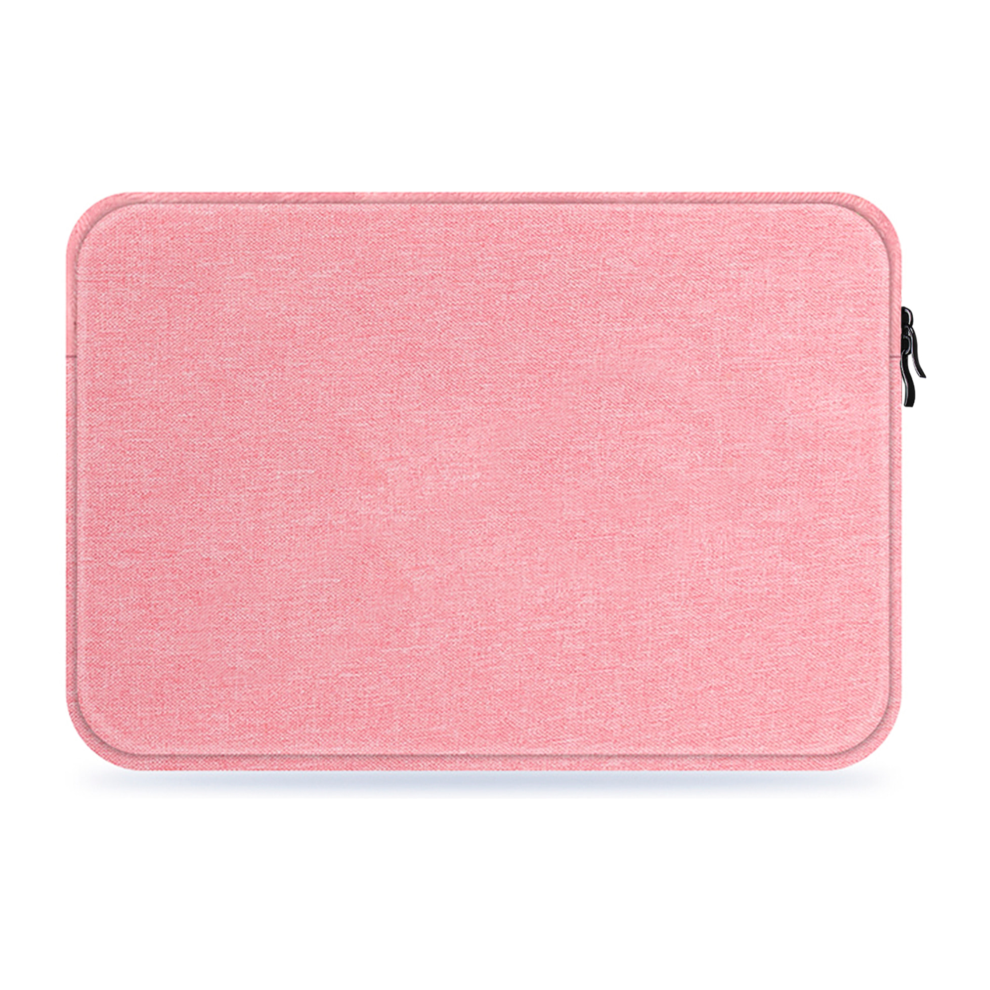 DAM Funda de neopreno universal para tablet de 12 pulgadas. Acabado terciopelo con tratamiento deperlante hidrófugo. Cierre de cremallera. 23x2,5x32 Cm. Color: Rosa