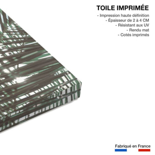 Tableau palme verte Toile imprimée