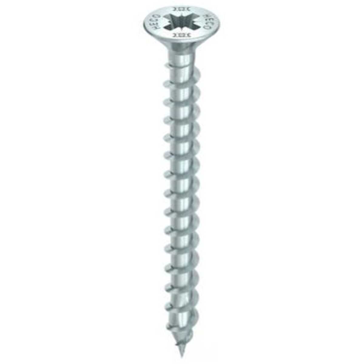 Vis HECO-Topix-Plus - Ø3,5x12mm - Tête Fraisée à poches de fraisage - Filetage Total - PZ2 - Boite de 1000 - 60172