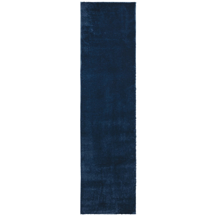 Tapis shaggy de couloir SHEEN Bleu