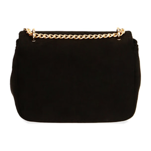 Minibolso microfibra negro